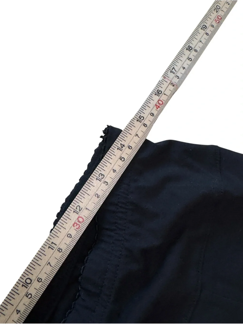 J Jill Black Gold Ric Rac Trim Pull On Midi Soft Swing Skirt Womens Medium EUC
